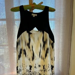Dress black and white